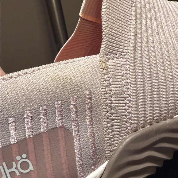 Ryka Women's Pink Ribbed Slip-On Shoes - Picture 13 of 13